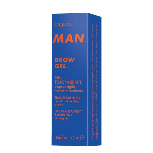 PUPA Man Brow Transparent Uzacu veidošanas želeja vīriešiem