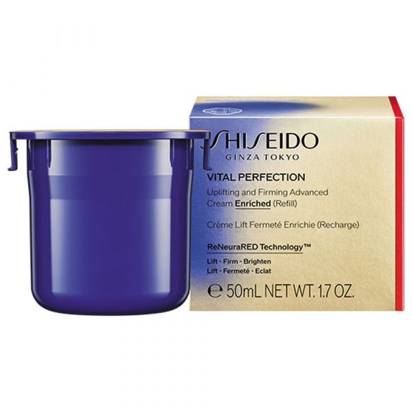 SHISEIDO UPLIFTING AND FIRMING ADVANCED CREAM ENRICHED Pretgrumbu sejas krēms