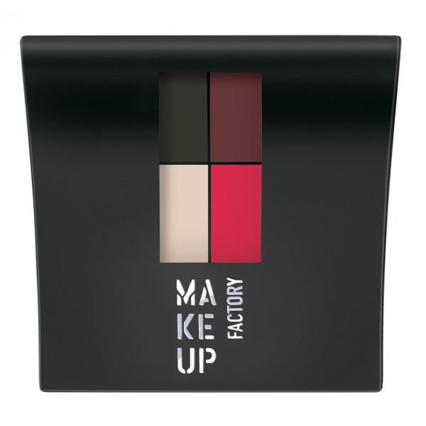 MAKE UP FACTORY Mat Eye Colors 4 toņu acu ēnu palete