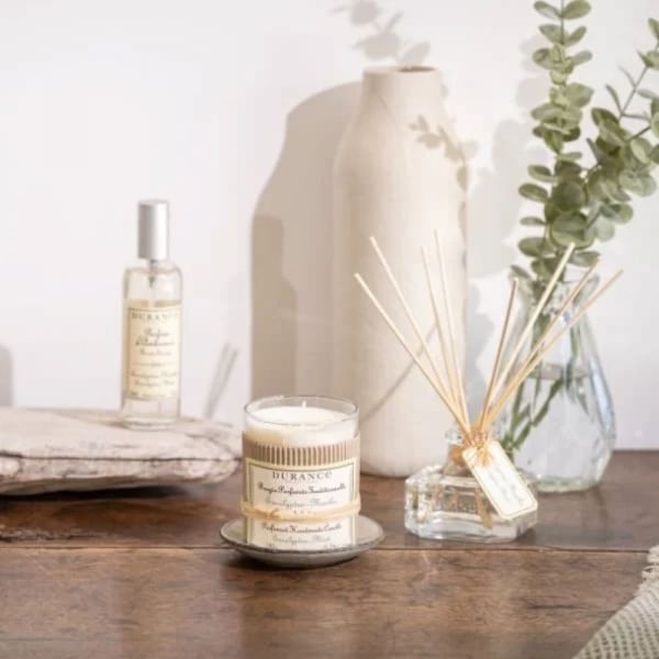 DURANCE PERFUMED HANDMADE CANDLE EUCALYPTUS-MINT Aromatizēta svece - roku darbs