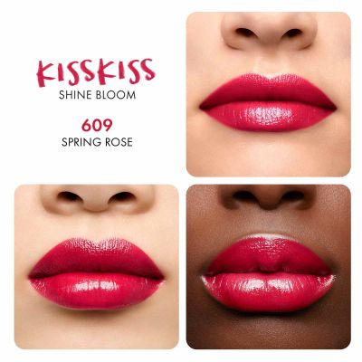 GUERLAIN KissKiss Shine Bloom Lūpu krāsa no 95% dabīgu sastāvdaļu 