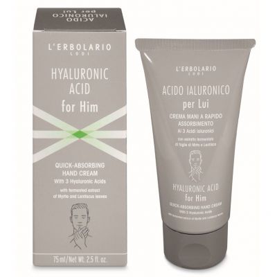 L'ERBOLARIO HYALURONIC ACID FOR HIM HAND CREAM Roku krēms vīriešiem