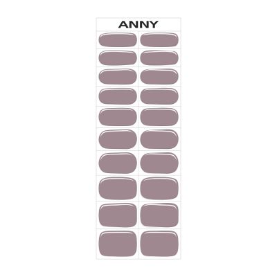 ANNY GEL NAIL STRIPS QUICK AND EASY GEL NAIL STRIPS 020
