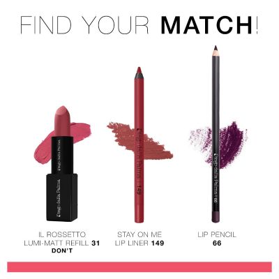 DIEGO DALLA PALMA  THE LIPSTICK LUMI-MATT REFILL SYSTEM Lūpu krāsas rezerve