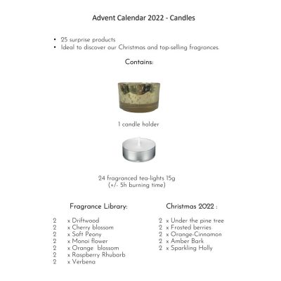 DURANCE CALENDRIER DE L'AVENT Adventes kalendārs