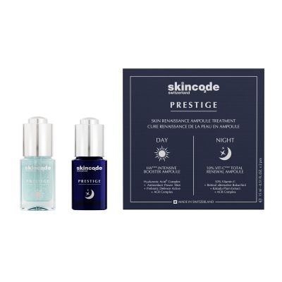 SKINCODE PRESTIGE SKIN RENAISSANCE AMPOULE TREATMENT Sejas serums