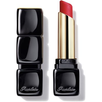GUERLAIN KissKiss Tender Matte 16H noturība,augstas pigmentācijas samtaini matēta lūpu krāsa