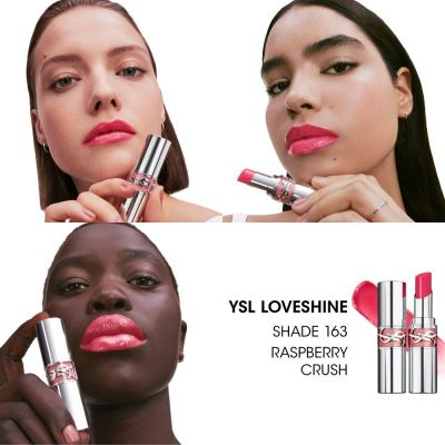 YVES SAINT LAURENT Loveshine Wet Shine Mitrinoša lūpu krāsa