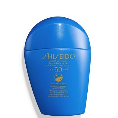 SHISEIDO Expert Sun Protector Face & Body Lotion SPF 50+ Losjons saules aizsardzībai