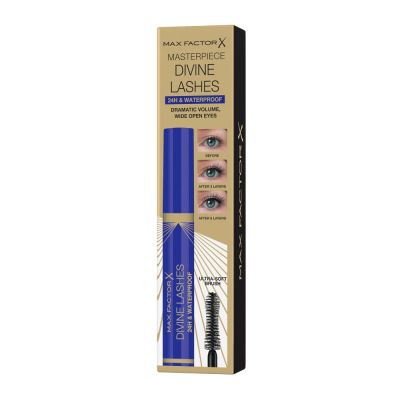 MAX FACTOR Divine Lashes Waterproof Apjomu piešķiroša ūdensnoturīga skropstu tuša