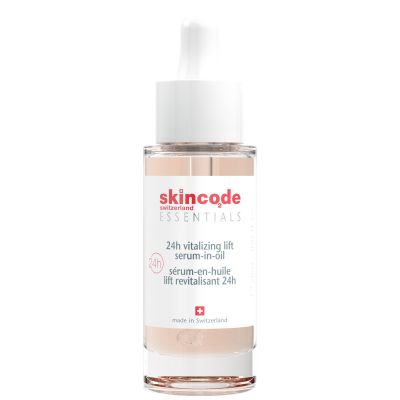 SKINCODE Essentials 24H Vitalizing Lift Serum in Oil Nostiprinošs un mitrinošs sejas serums