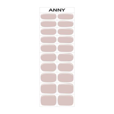 ANNY GEL NAIL STRIPS  QUICK AND EASY GEL NAIL STRIPS 015