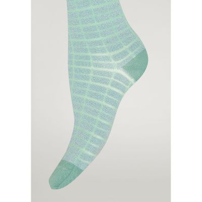 WOLFORD Shiny Grid Īsās zeķītes
