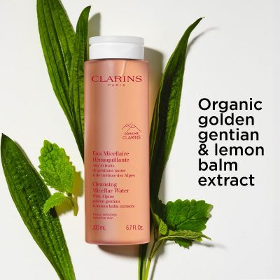 CLARINS Cleansing Micellar Water Face Make-up Remover Attīrošs micelārais ūdens