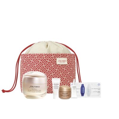SHISEIDO BENEFIANCE WRINKLE SMOOTHING CREAM SET Sejas ādas kopšanas komplekts