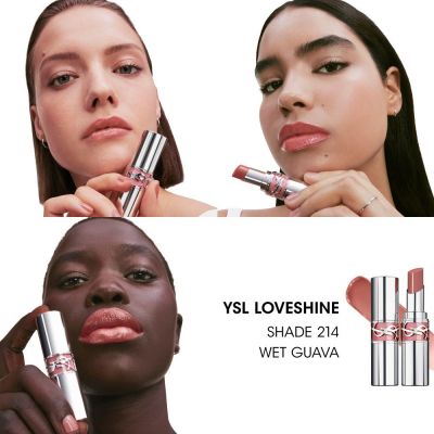 YVES SAINT LAURENT Loveshine Wet Shine Mitrinoša lūpu krāsa