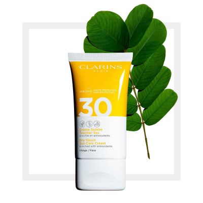 CLARINS Dry Touch Sun Care Cream For Face SPF 30 Saules aizsargkrēms sejai