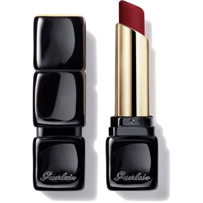 GUERLAIN KissKiss Tender Matte 16H noturība,augstas pigmentācijas samtaini matēta lūpu krāsa