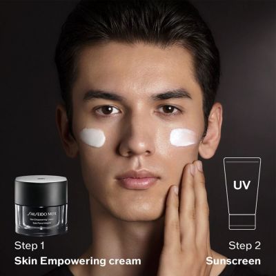 SHISEIDO Skin Empowering Cream Pretgrumbu krēms vīriešiem