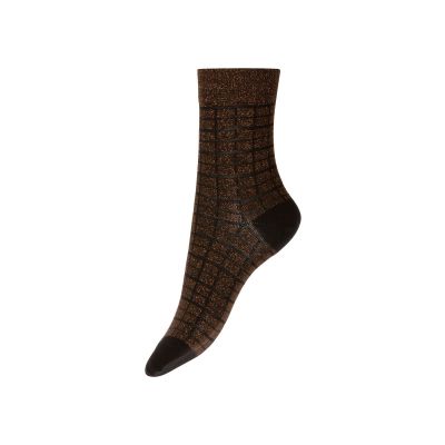 WOLFORD Shiny Grid Īsās zeķītes
