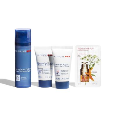 CLARINS HYDRATION ESSENTIALS Dāvanu komplekts vīriešiem