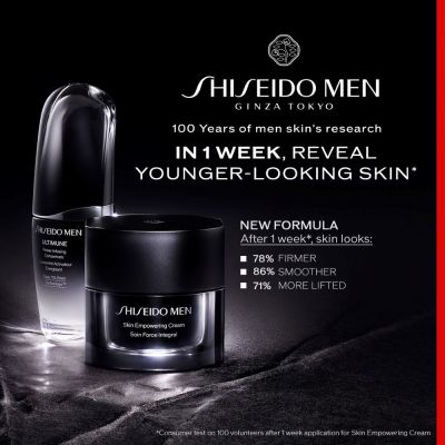 SHISEIDO Skin Empowering Cream Pretgrumbu krēms vīriešiem