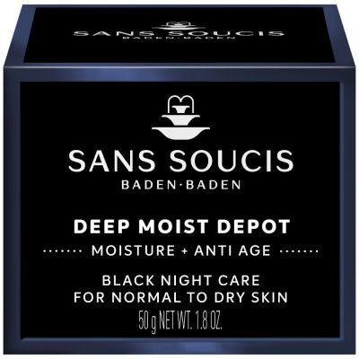 SANS SOUCIS Deep Moist Depot Black Night Care Nakts sejas krēms