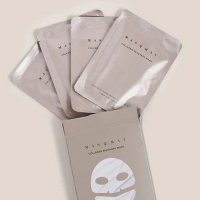 MASQMAI Collagen Recovery Mask Atjaunojoša sejas maska