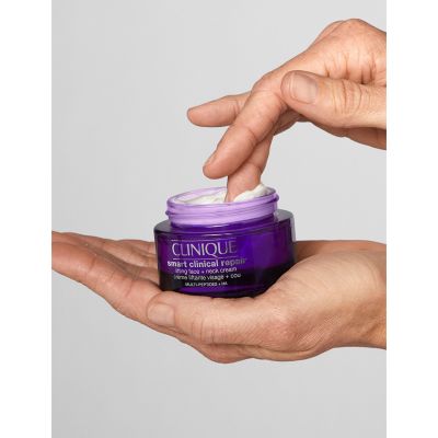 CLINIQUE Smart Clinical Repair_ Lifting Face + Neck Cream Nostiprinošs krēms