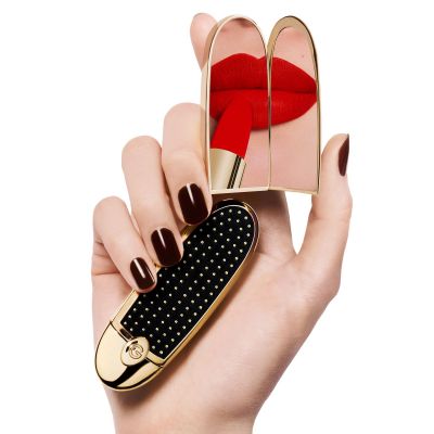 GUERLAIN  ROUGE G THE DOUBLE MIRROR CASE Lūpu krāsas futlāris