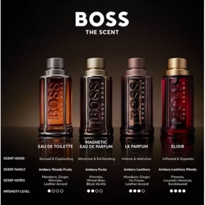 HUGO BOSS The Scent Elixir Intense Parfīms