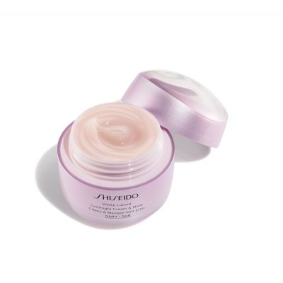 SHISEIDO White Lucenct Overnight Cream & Mask Nakts sejas krēms - maska