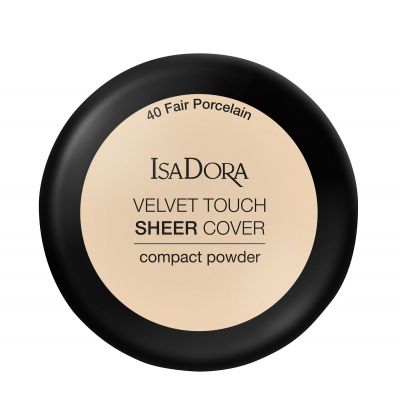ISADORA Velvet Touch Sheer Cover Kompaktais pūderis