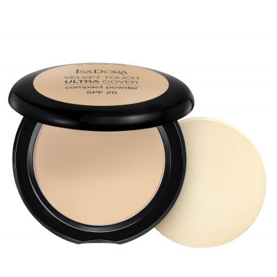 ISADORA Velvet Touch Ultra Cover SPF20 Kompaktais pūderis