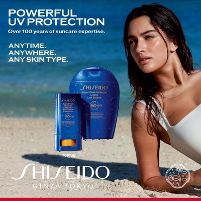 SHISEIDO Expert Sun Protector Clear Stick SPF50+ Saules aizsargzīmulis