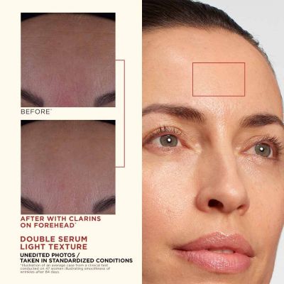 CLARINS Double Serum Light Texture Visaptverošs serums sejas ādai pret novecošanos