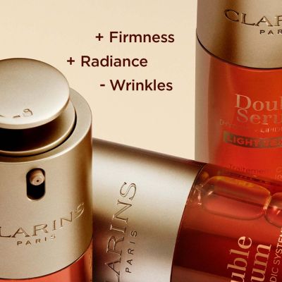 CLARINS Double Serum Light Texture Visaptverošs serums sejas ādai pret novecošanos