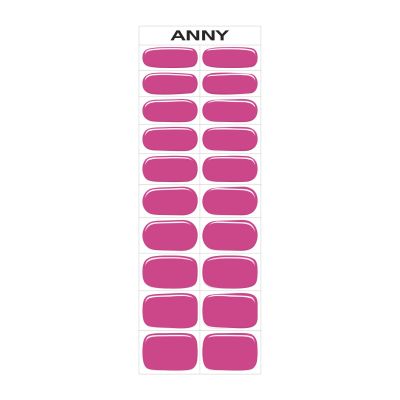 ANNY GEL NAIL STRIPS QUICK AND EASY GEL NAIL STRIPS 037