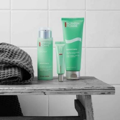 BIOTHERM Aquapower Eye De-Puffer Krēms ādai ap acīm vīriešiem