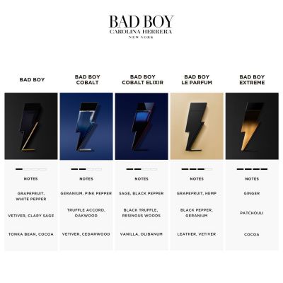CAROLINA HERRERA Bad Boy Cobalt Elixir Parfimērijas ūdens