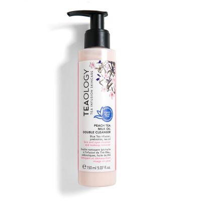 TEAOLOGY Peach Tea Milk-To-Oil Double Cleanser Attīrošs pieniņš-eļļa