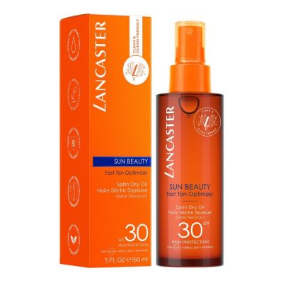 LANCASTER Sun Beauty Fast Tan Optimizer Satin Dry Oil SPF30  Izsmidzināma eļļa saules aizsardzībai