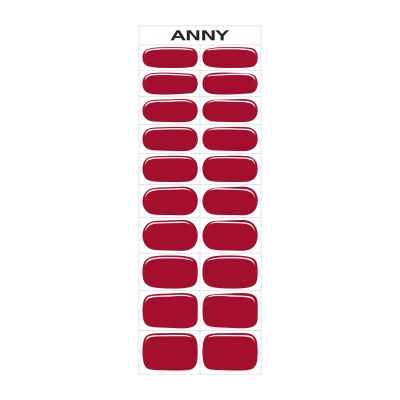ANNY GEL NAIL STRIPS QUICK AND EASY GEL NAIL STRIPS 054
