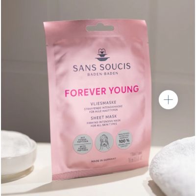 SANS SOUCIS Fleece mask Forever Young Atjaunojoša sejas maska